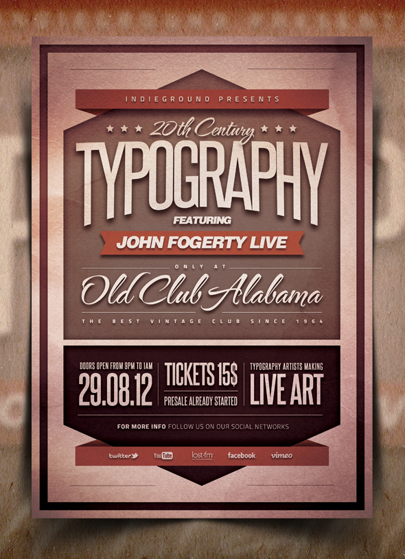 portfolio indieground typography vol