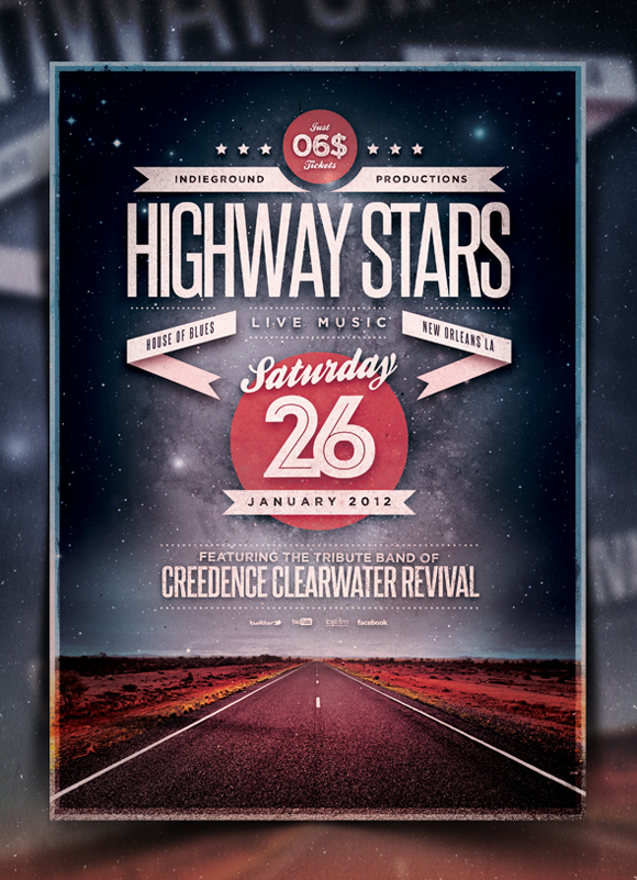 simple event flyer design