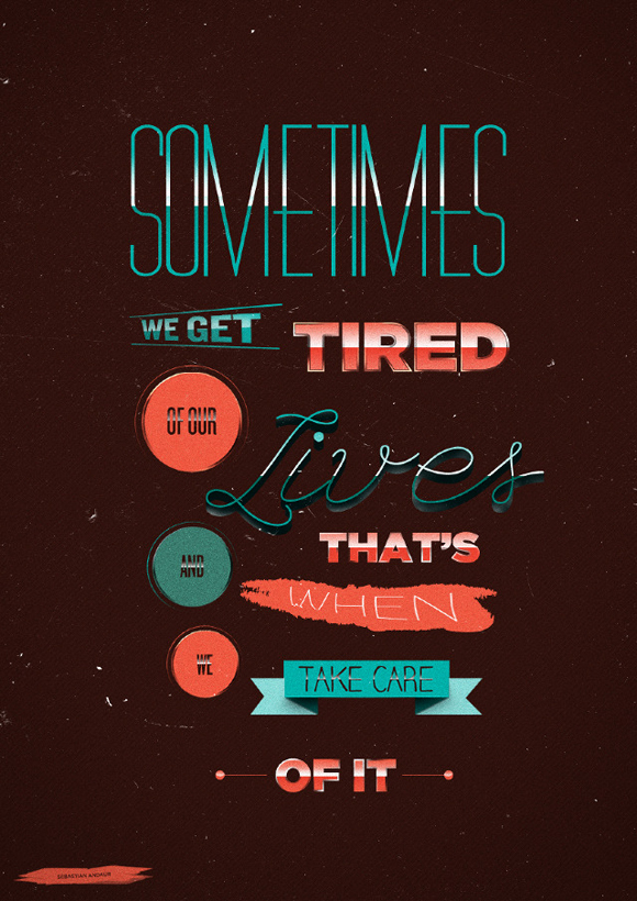 Typography Inspired #004 4 ti 004 4