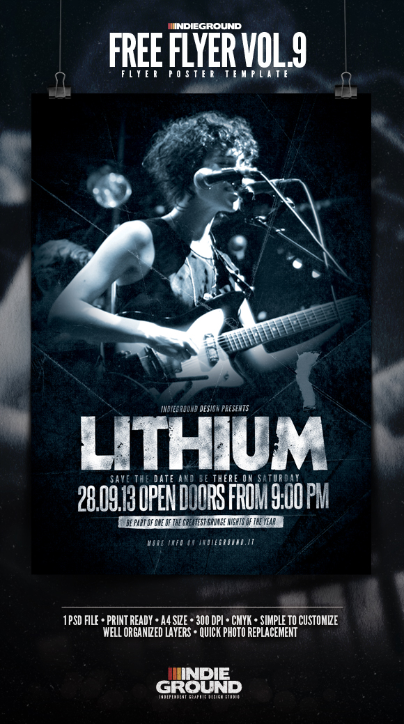 free flyer template vol 9 indieground graphic design blog flyer
