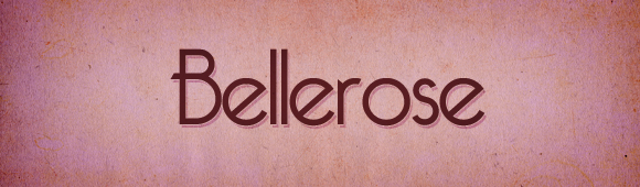 retrofonts bellerose
