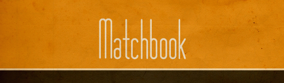 retrofonts matchbook