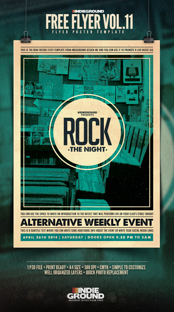 free flyer template vol 11 indieground graphic design blog flyer free flyer templates